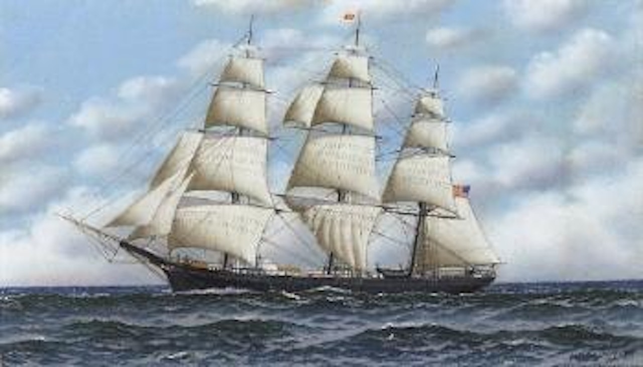 Clipper, Young America by Antonio Jacobsen