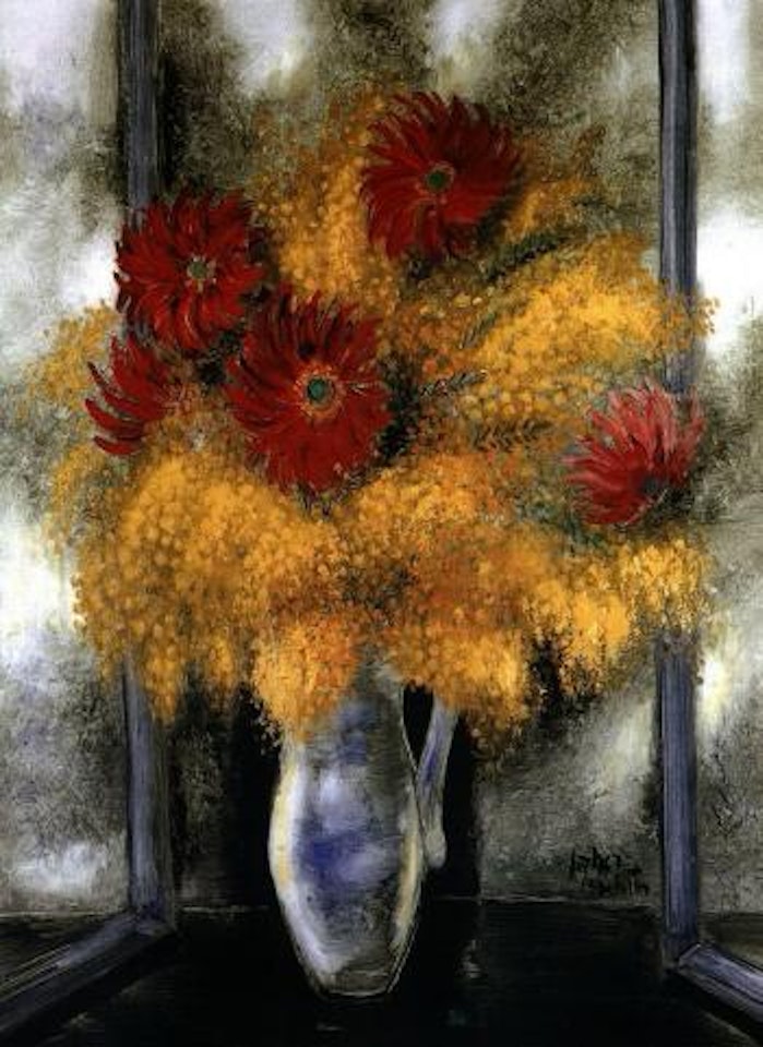 Spring flowers by Reuven Rubin