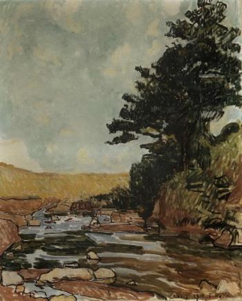 Stream near Neris by Ferdinand Hodler