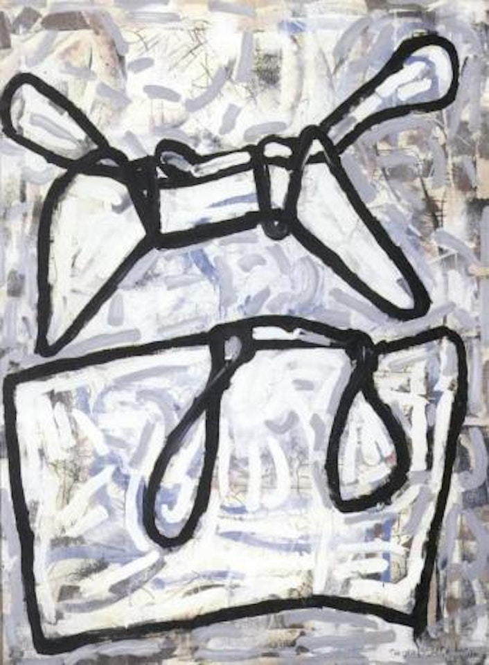 Les oeufs jette les by Jean-Paul Riopelle