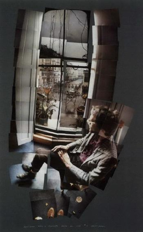 David Graves looking at Bayswater, London by David Hockney