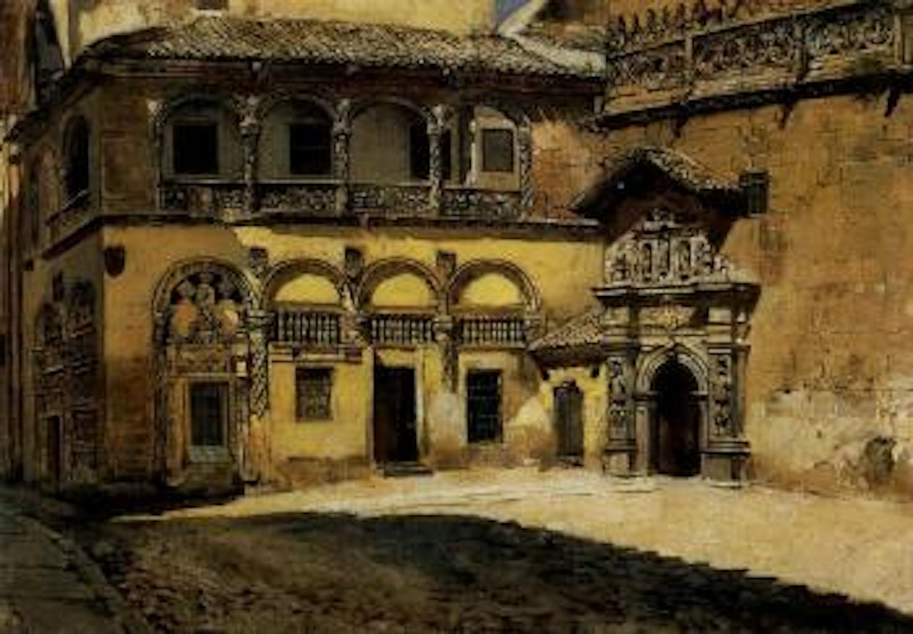 Sacristy and doorway of Cathedral-Cordova, Spain by Edwin Lord Weeks