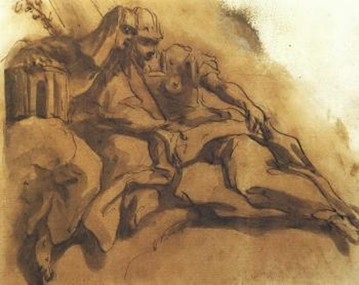 Figure studies by Giovanni Antonio Pellegrini
