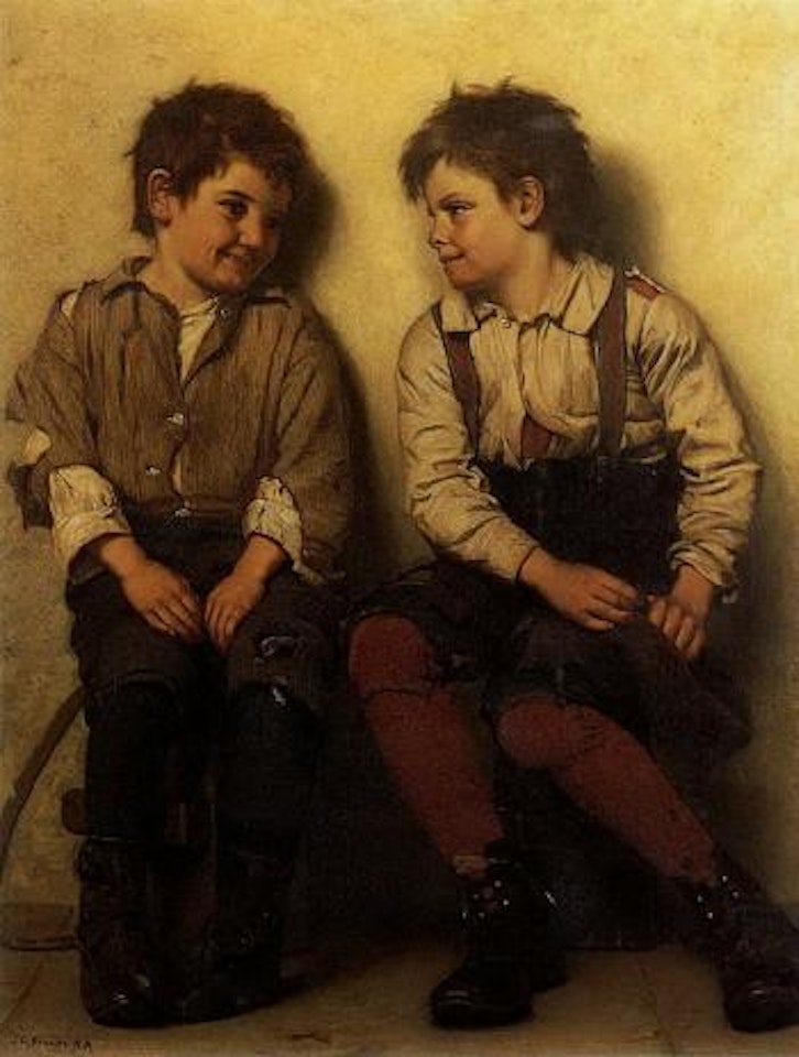 Getting acquainted by John George Brown