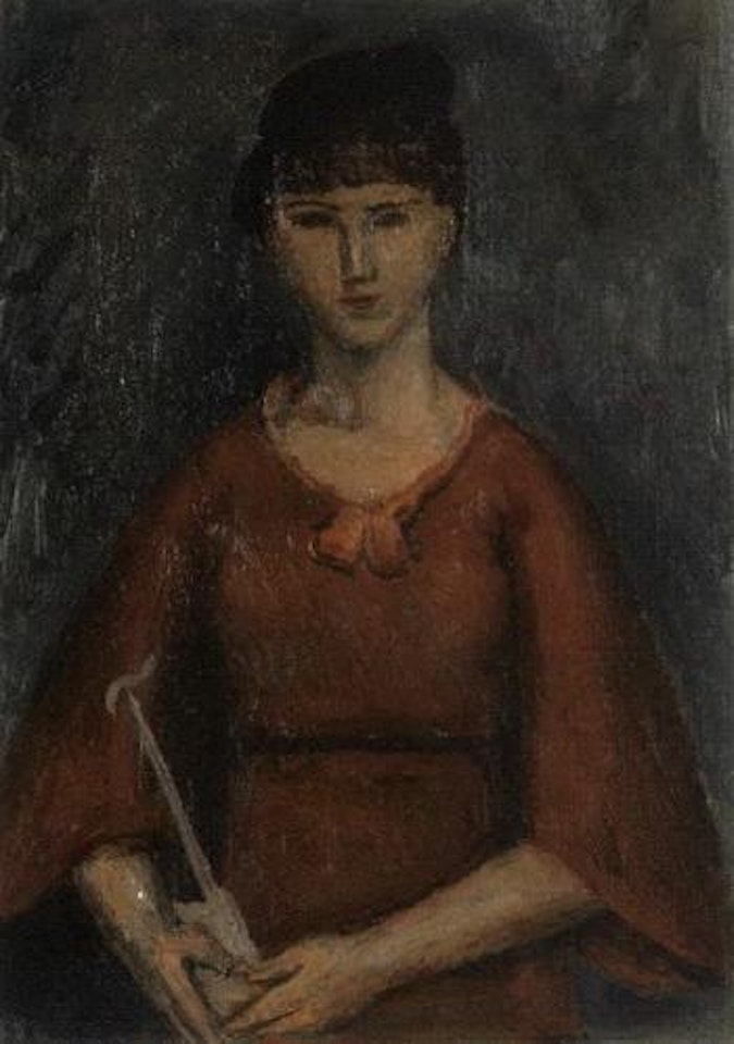 Femme au parasol by Rene Auberjonois