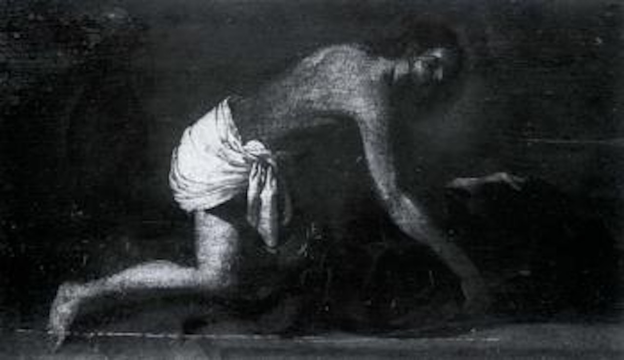 Le Christ apres la flagellation by Jean Tassel