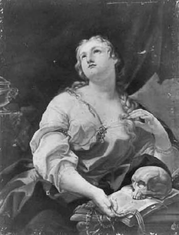The penitent Magdalen by Roman School