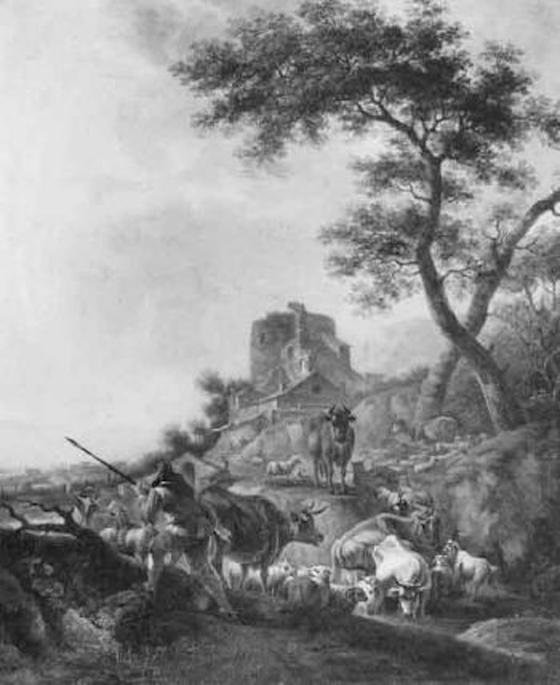 Returning from the pasture by Nicolaes Pietersz Berchem