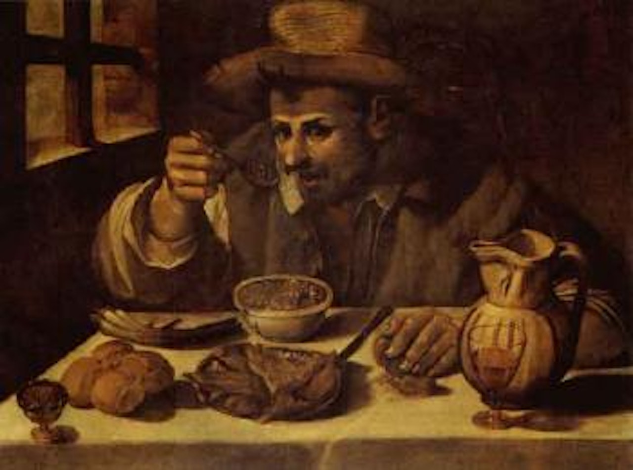 Il Mangiafagioli by Annibale Carracci