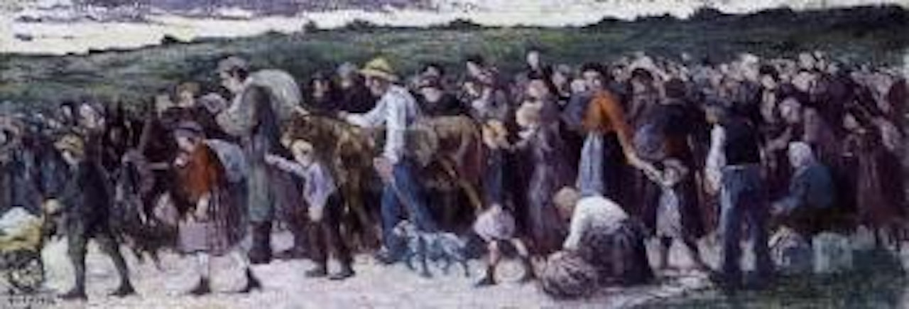 L'exode by Maximilien Luce