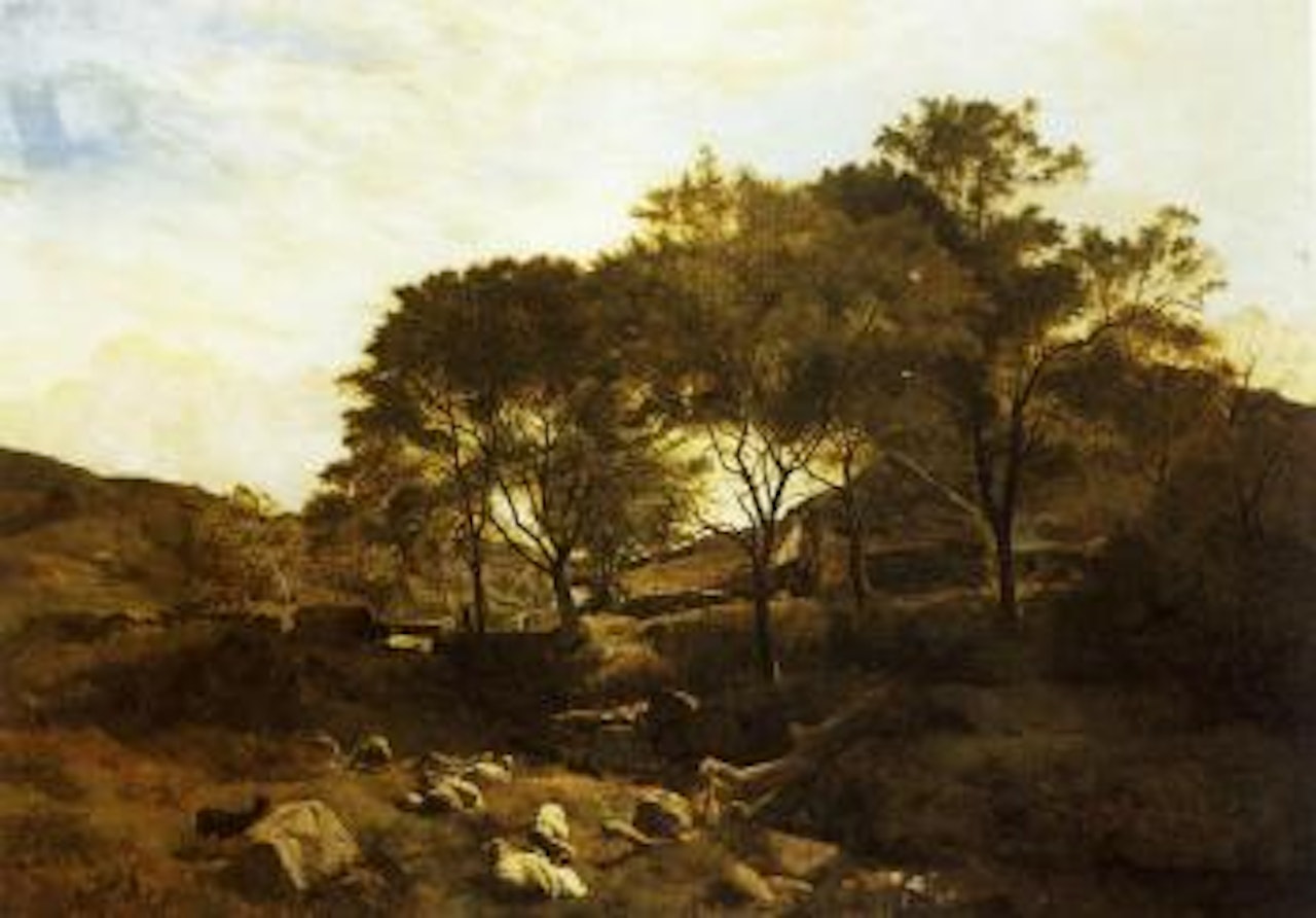 Welsh farm by Sidney Richard Percy