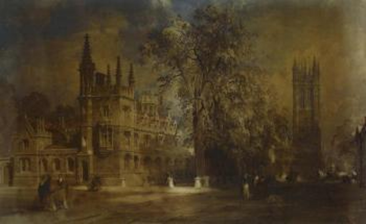 New Choristers' School at Magdalen College, Oxford by Thomas Allom