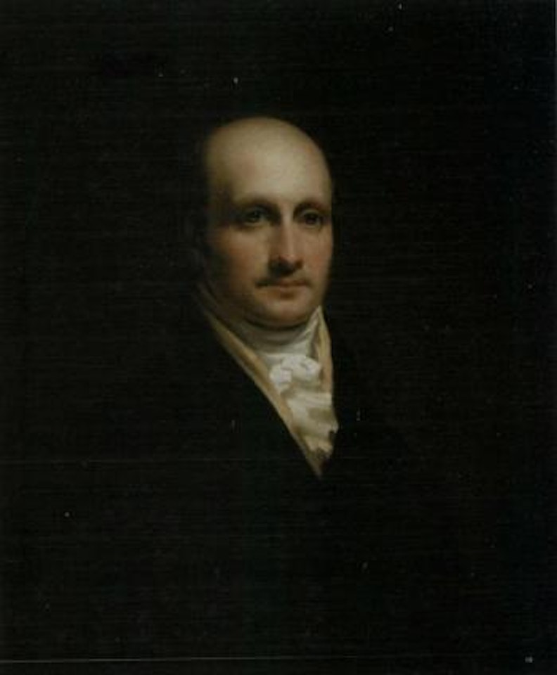 Portrait of James Wedderburn in a black coat by Henry Raeburn