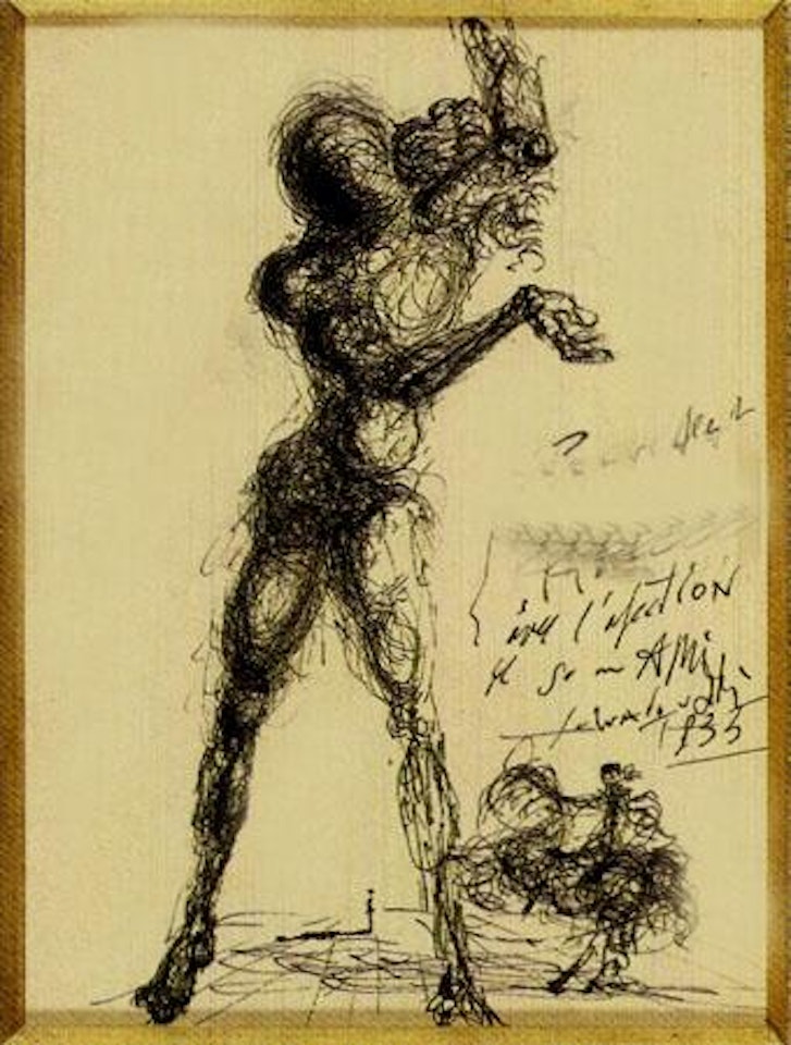 Personnage surrealist by Salvador Dali