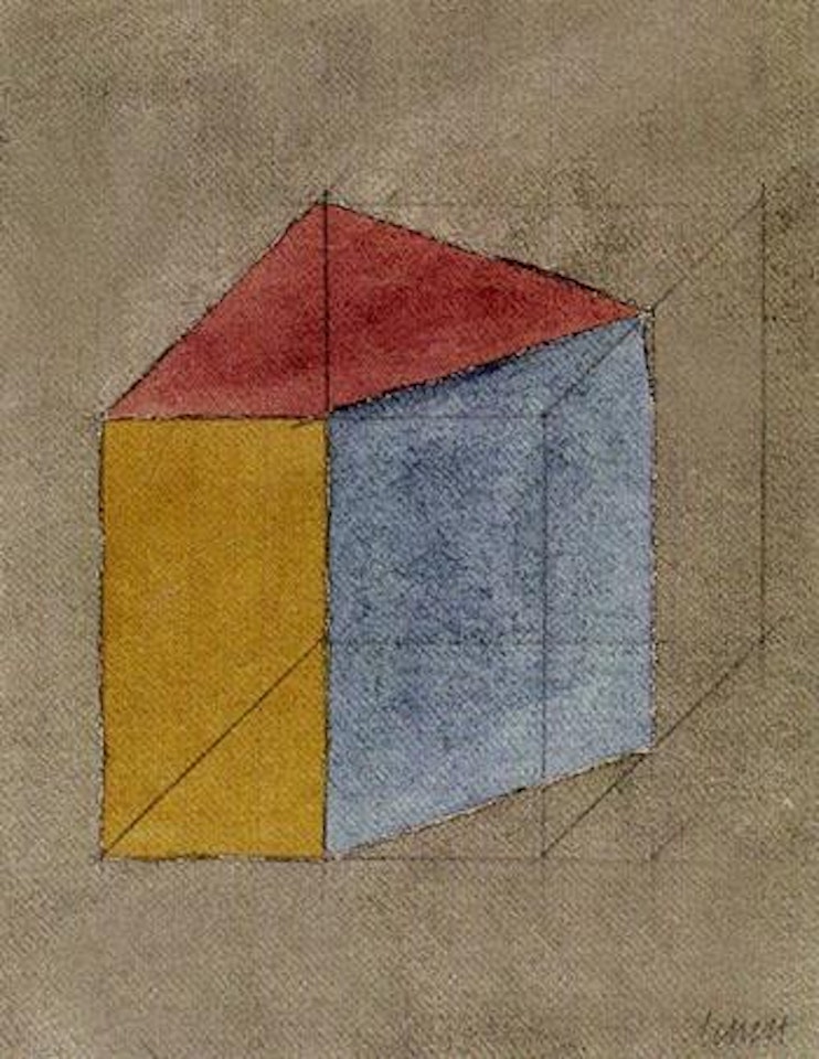 Isometric figures by Sol LeWitt