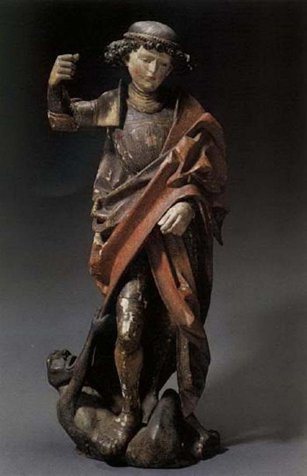 St Michael and dragon by Austrian School