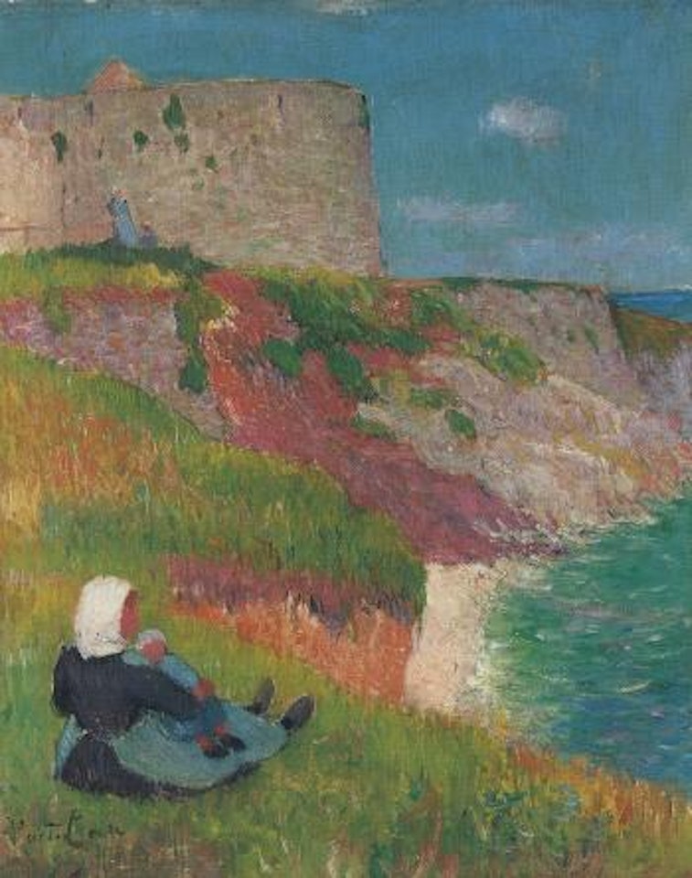 Vue de port Louis by Henry Moret