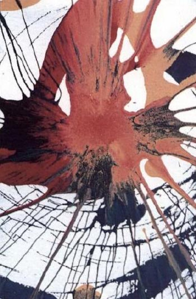Spin drawing by Damien Hirst