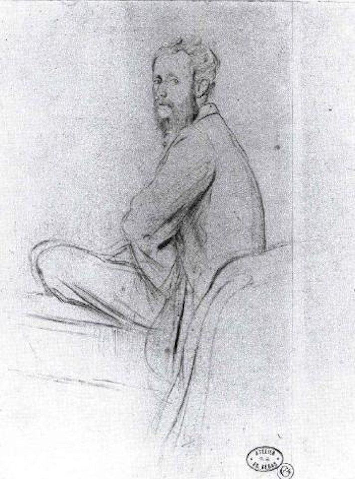 Portrait d'Edmondo Morbilli, beau-frere de Degas by Edgar Degas