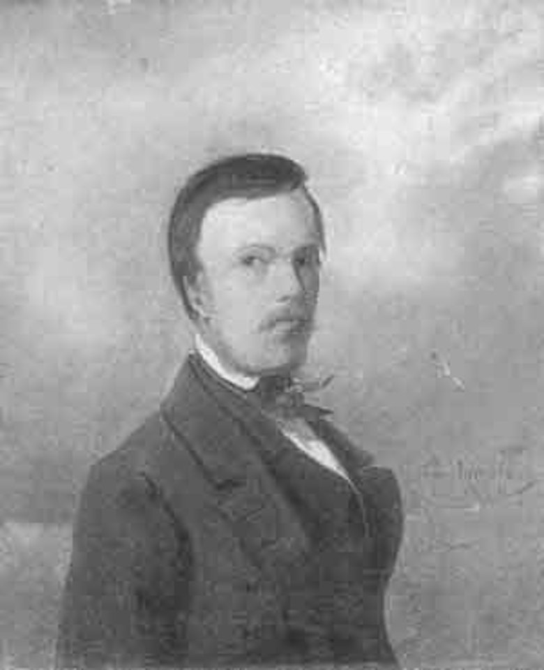 Portrait of Andreas Achenbach by Oswald Achenbach