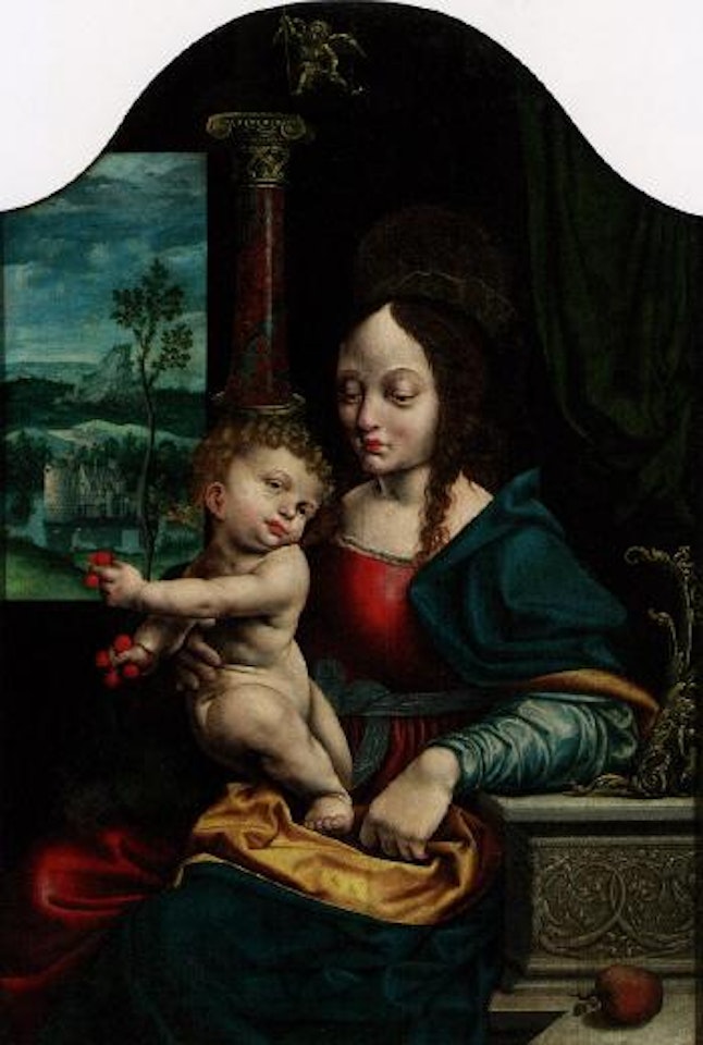 Madonna of the Cherries by Joos van Cleve