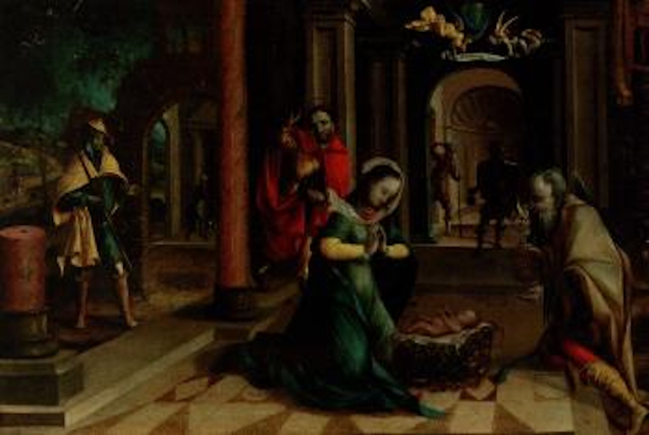 Adoration of the Shepherds by Attributed to Pieter Coecke van Aelst I