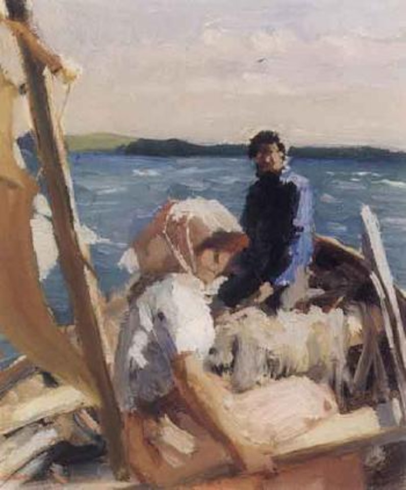 Sketch for pa havet - on the ocean by Albert Edelfelt