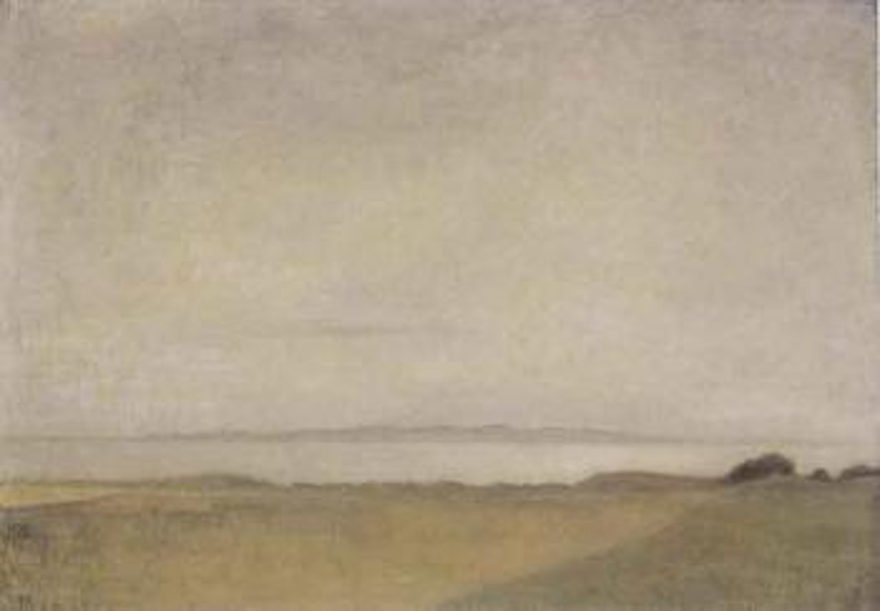 Fra Nakkehoved Strand, summer - from Nakkehoved Strand, summer by Vilhelm Hammershoi