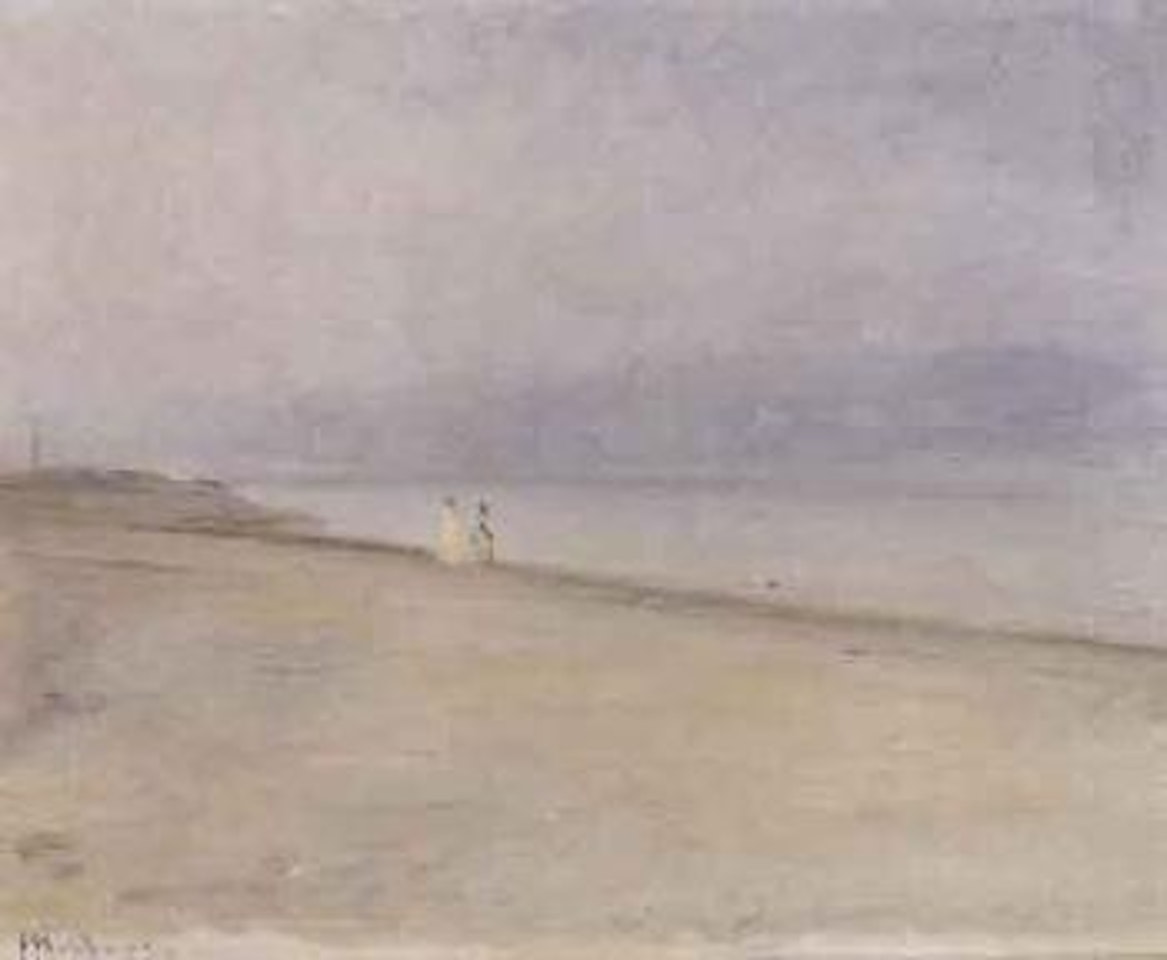 Pa stranden, Skagen - on the beach, Skagen by Michael Ancher