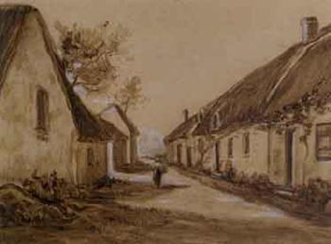 Chaumiere a Barbizon by Théodore Rousseau