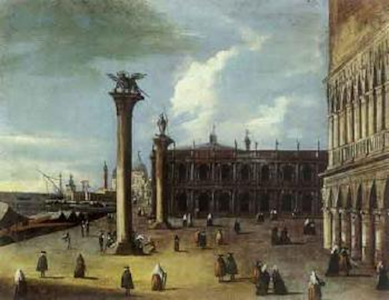 Vue de la Place Saint Marc a Venise by Venetian School