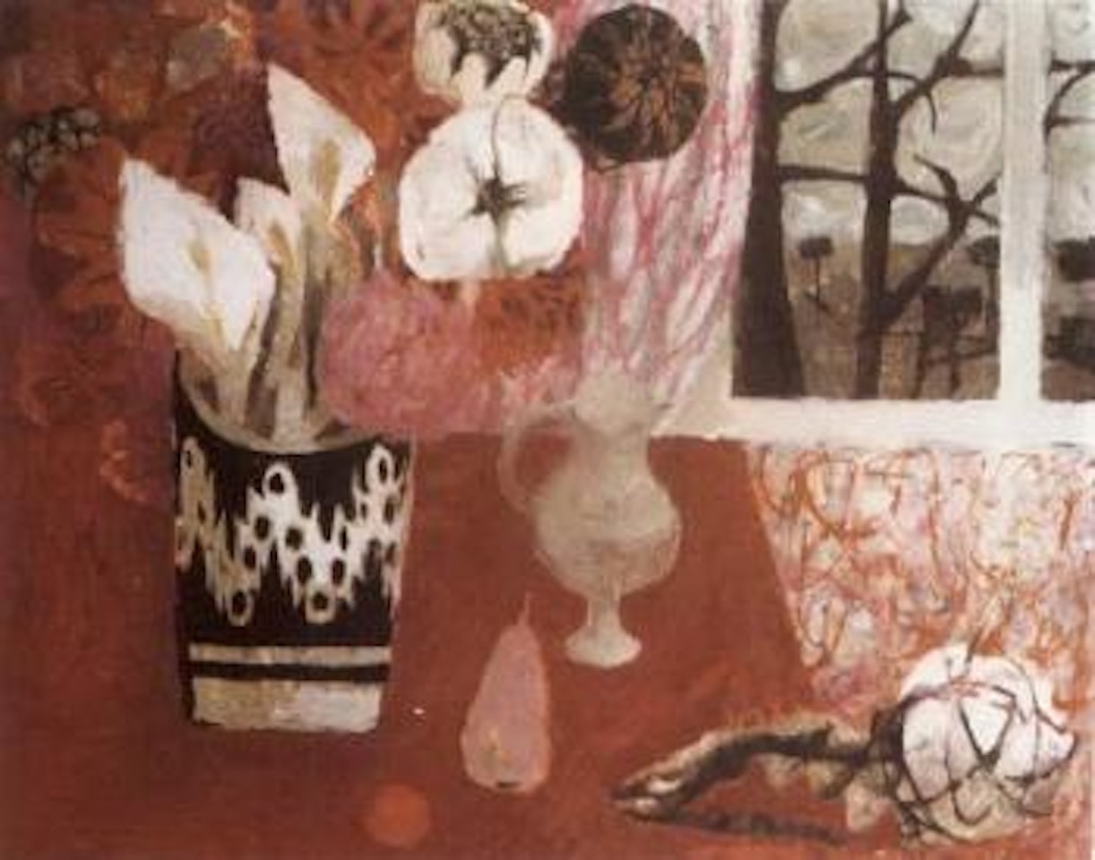 Still life with lilies by Mary Fedden