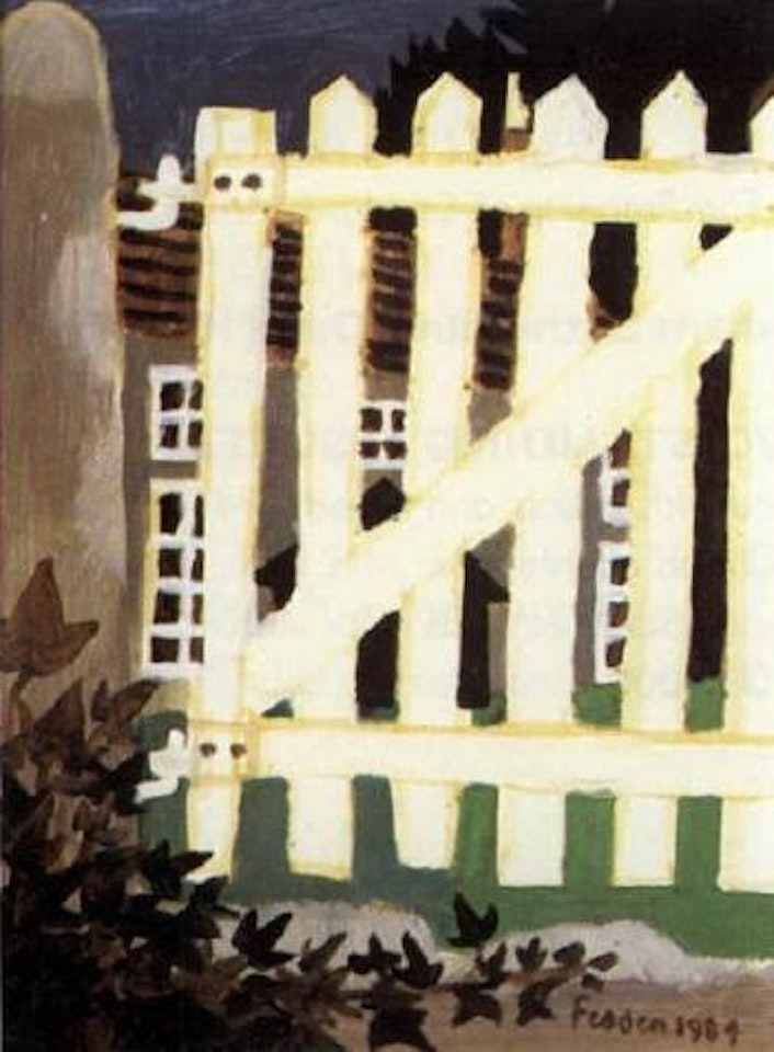 The gate by Mary Fedden