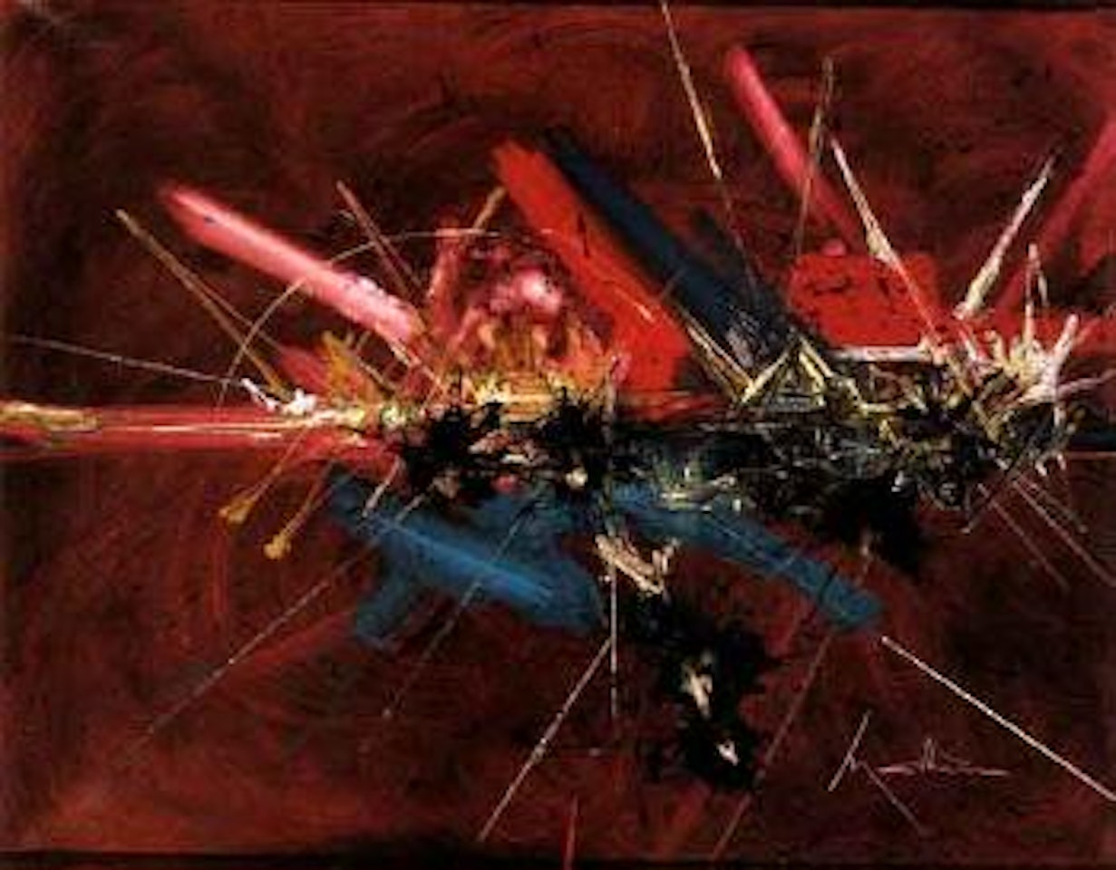 Pourpre d'azur by Georges Mathieu