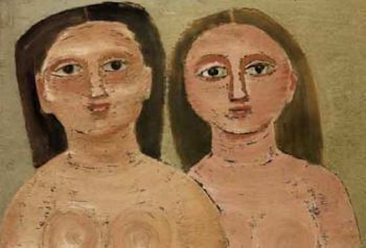 Two women by Massimo Campigli