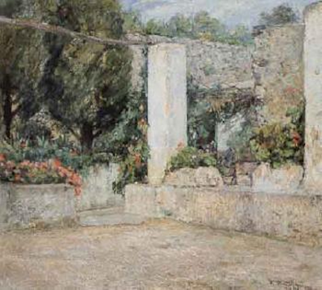 Garden at Capri by Fausto Pratella