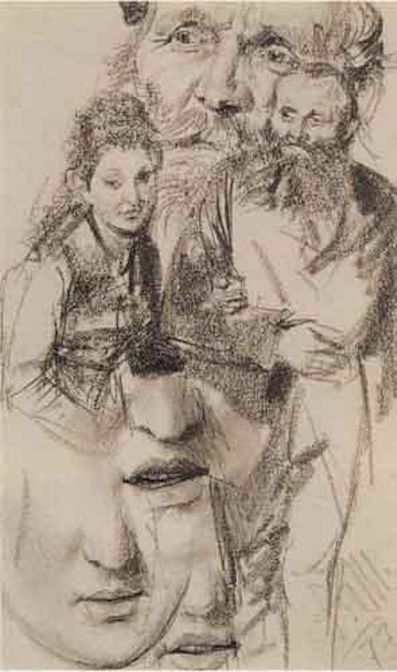 Figural studies by Adolph Menzel