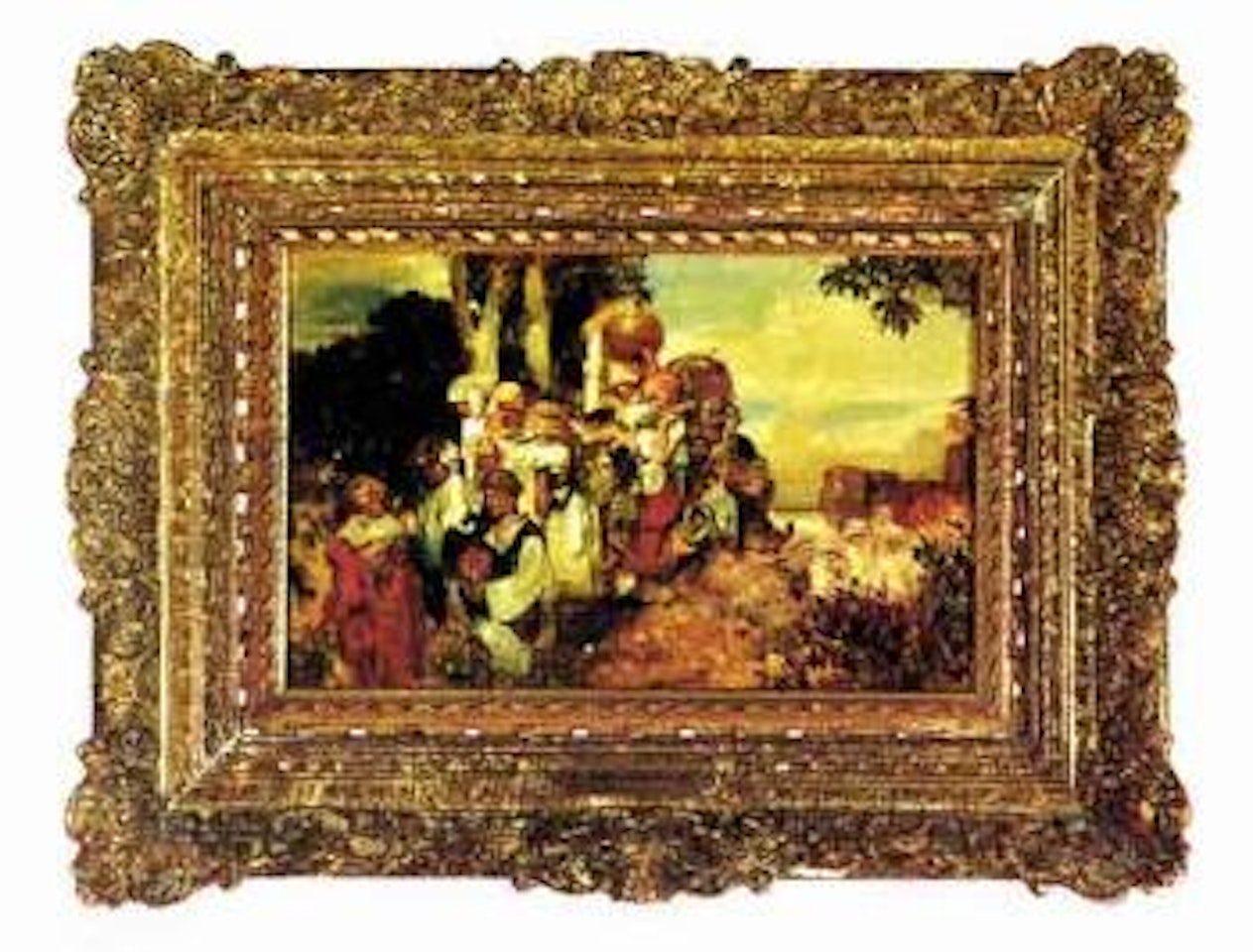 Returning home by Sir Frank Brangwyn