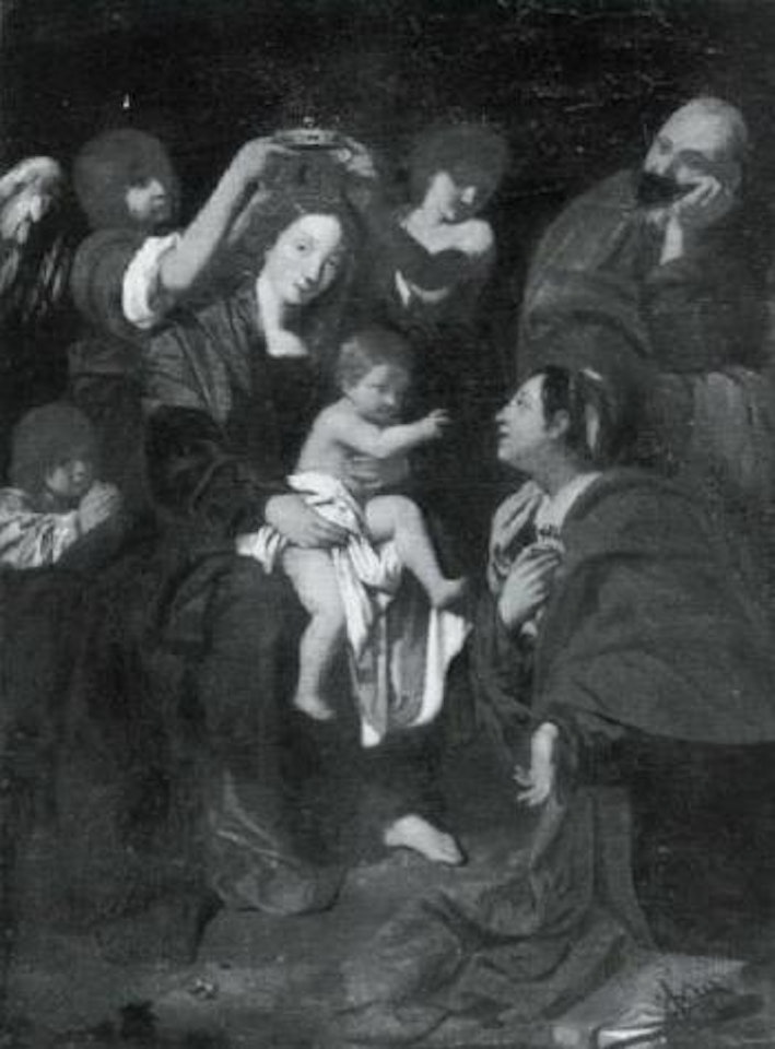Family with angels by Caravaggio