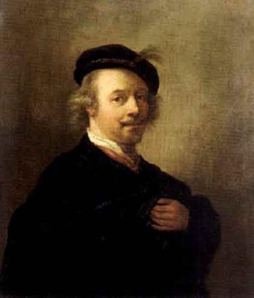 Portrait of of the artist by Attributed to Rembrandt Harmensz van Rijn