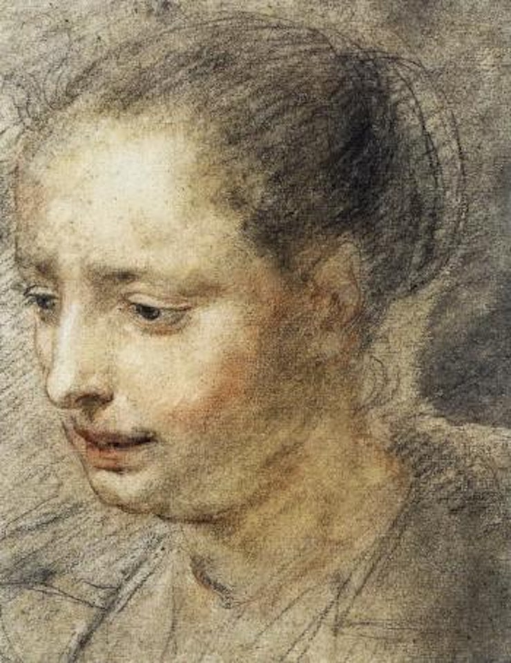 Tete de femme vue de trois quarts by Peter Paul Rubens