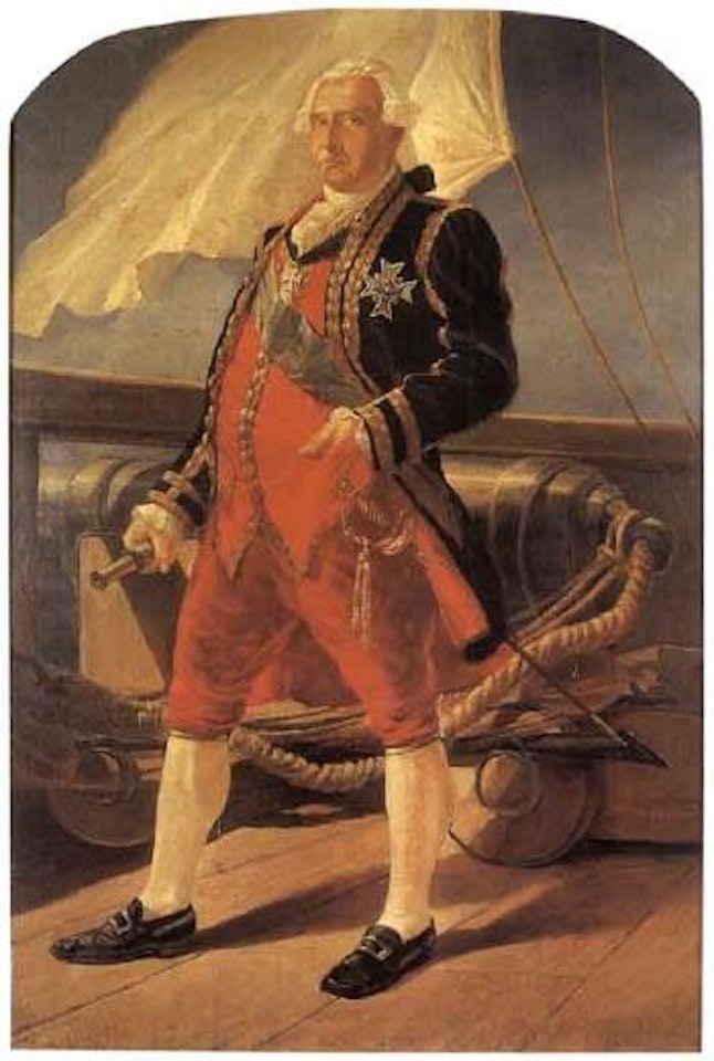 Portrait du duc de Penthievre en Amiral de France by French School