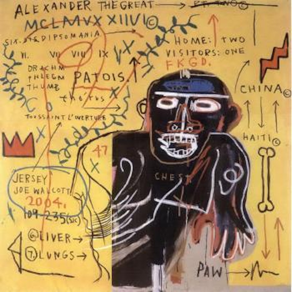 All colored cast II by Jean-Michel Basquiat