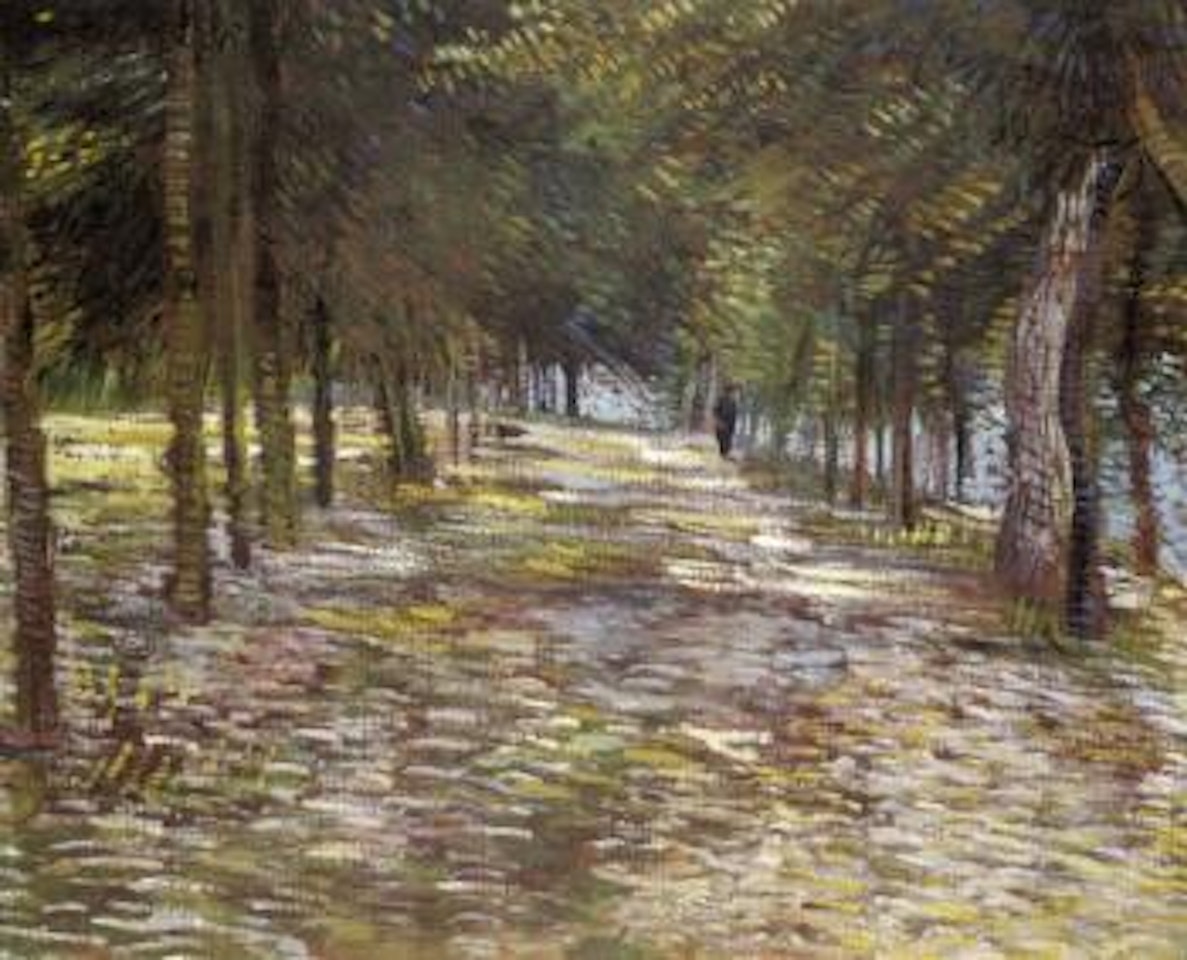 L'avenue au parc de Voyer-d'Argenson a Asnieres by Vincent van Gogh