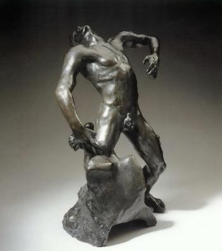 L'homme qui tombe by Auguste Rodin