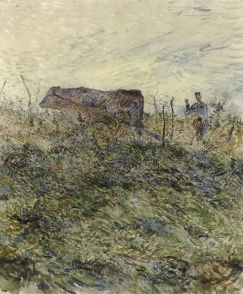 Le labour dans les vignes by Henri de Toulouse-Lautrec