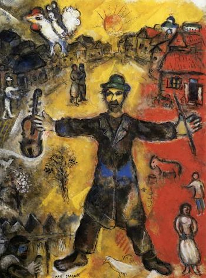 Le violoniste by Marc Chagall