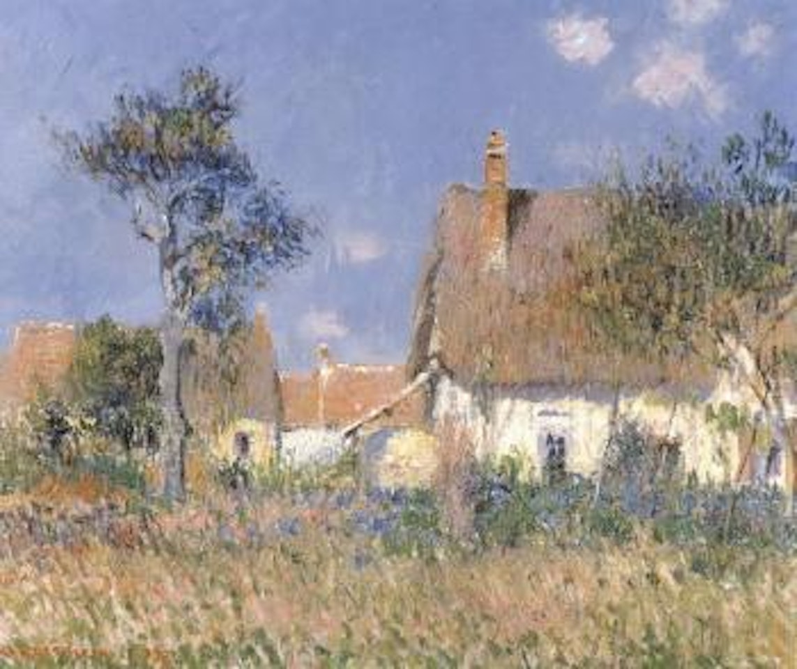 Chaumieres en Normandie by Gustave Loiseau