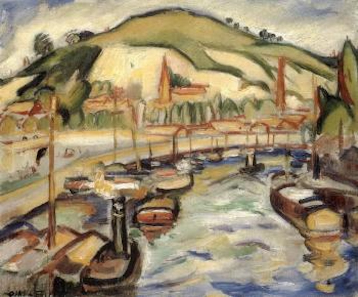 Port de Rouen by Othon Friesz