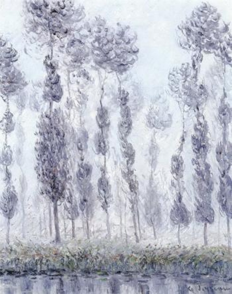 Les peupliers sur l'Eure by Gustave Loiseau